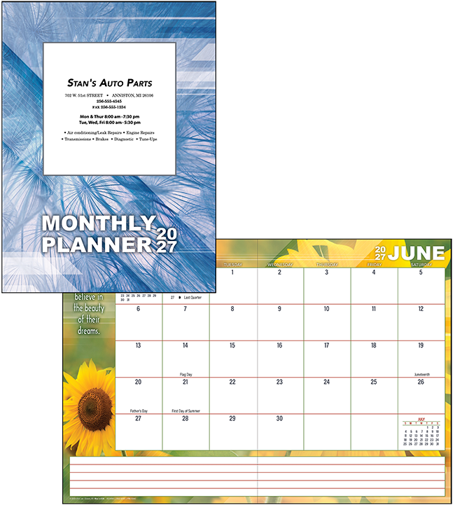 2027 Monthly Planner
