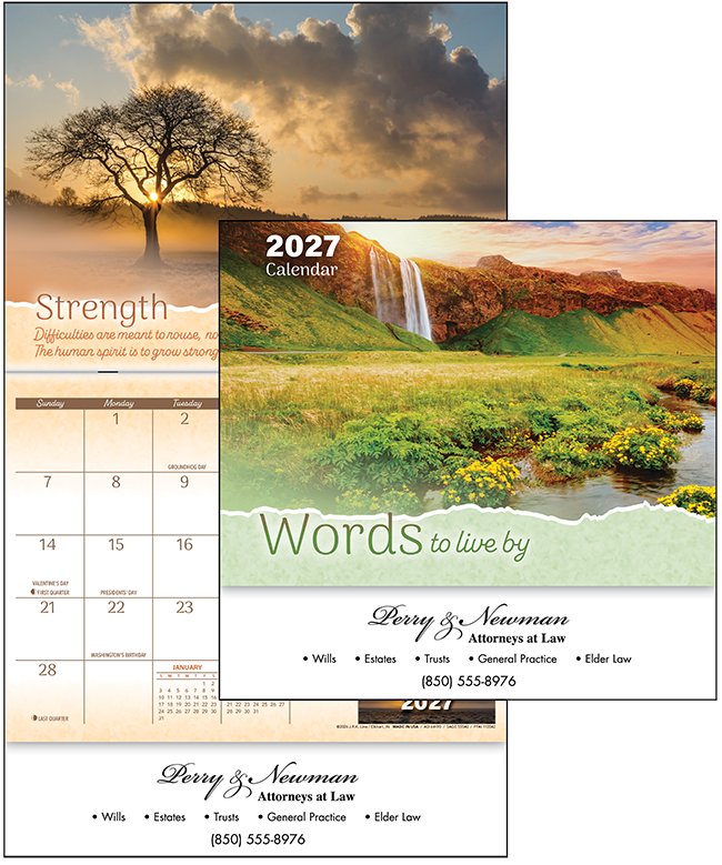 2027 Words to Live By